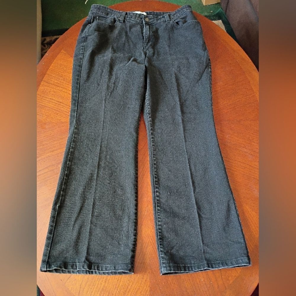 Levi's Women's Boot Cut Jeans 18M - BLACK with sparkle